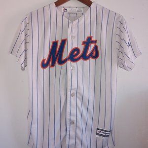 Youth METS Jersey Magestic CONFORTO #30 Size M ( 10-12)
